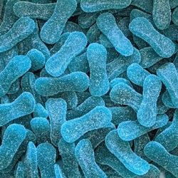 DULCEPLUS Langues BLEUES à la Framboise sucrées 100g